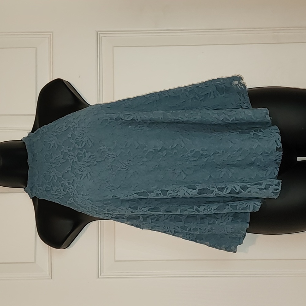Kimchi Blue Lace Mockneck Racback Top